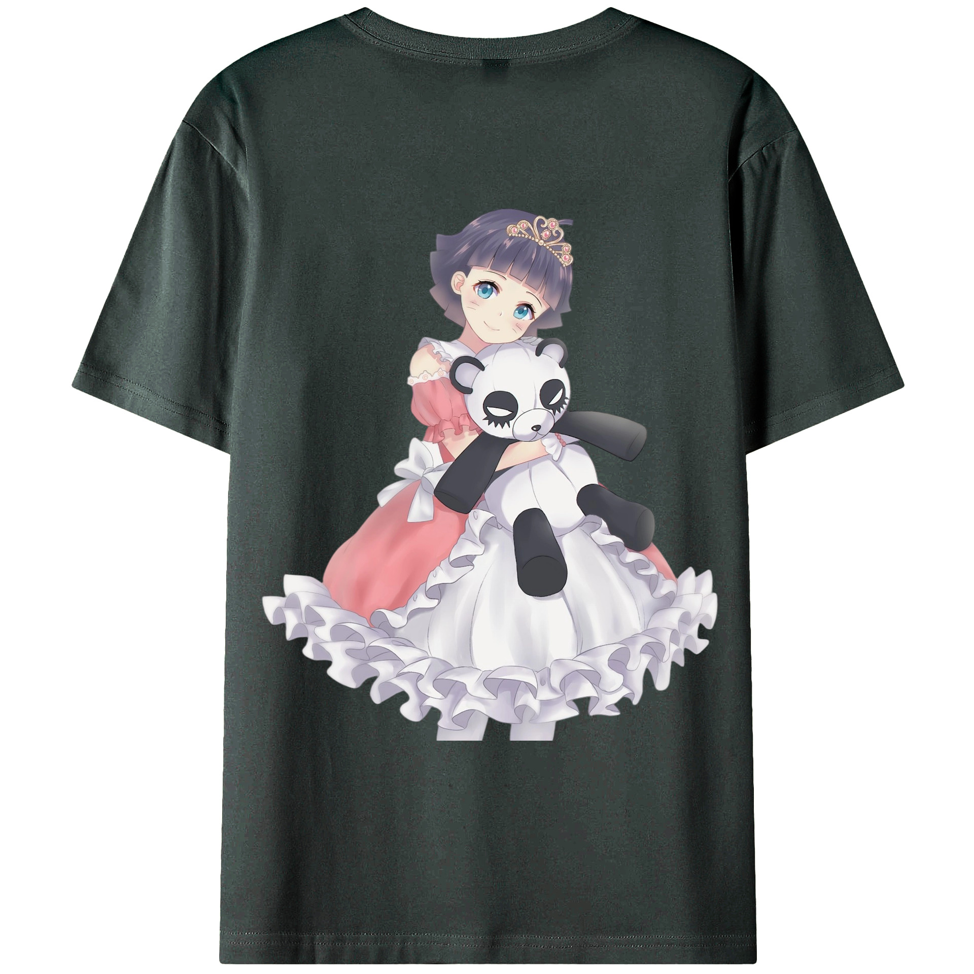 （画像用） NARUTO -ナルト- うずまき ヒマワリ Uzumaki Himawari 綿100％ メンズ半袖Tシャツ（バックプリント） 通気性